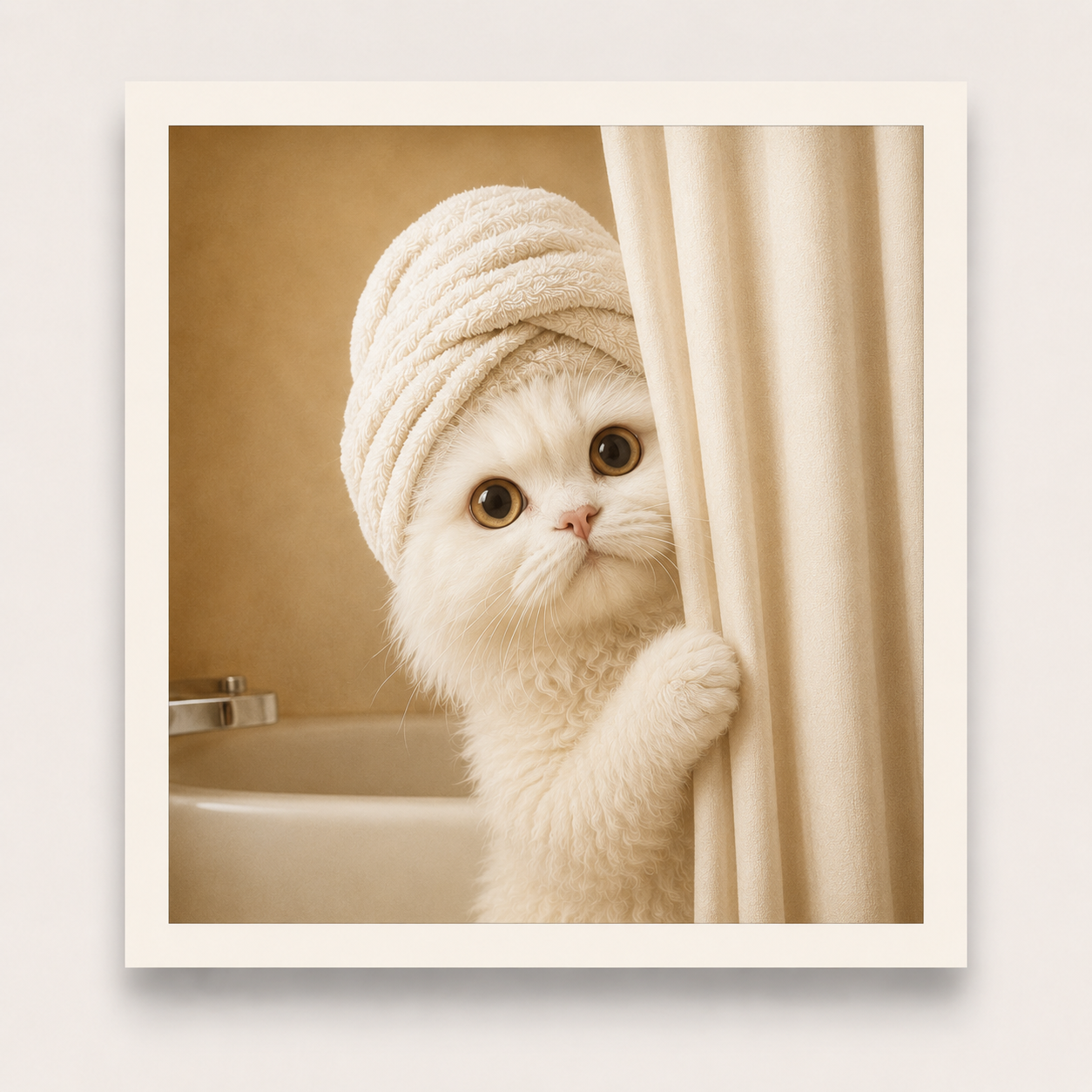 Shower - Custom Pet Portrait