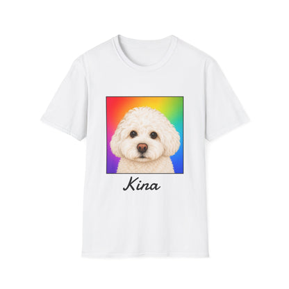 Custom Pet in Square Photo Upload T-Shirt