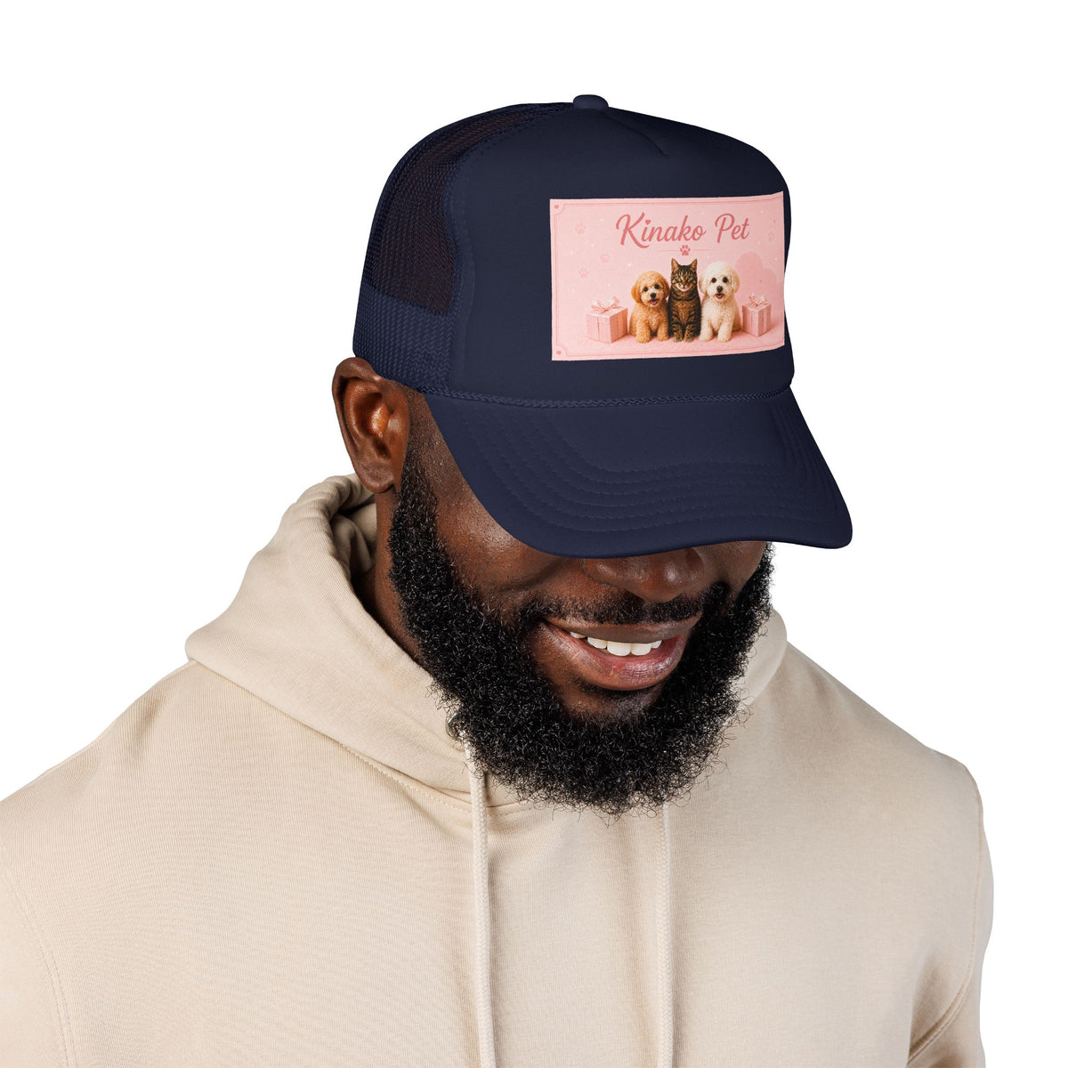 Gorra Trucker Personalizada con Foto de Mascota | Gorra con Foto Personalizada