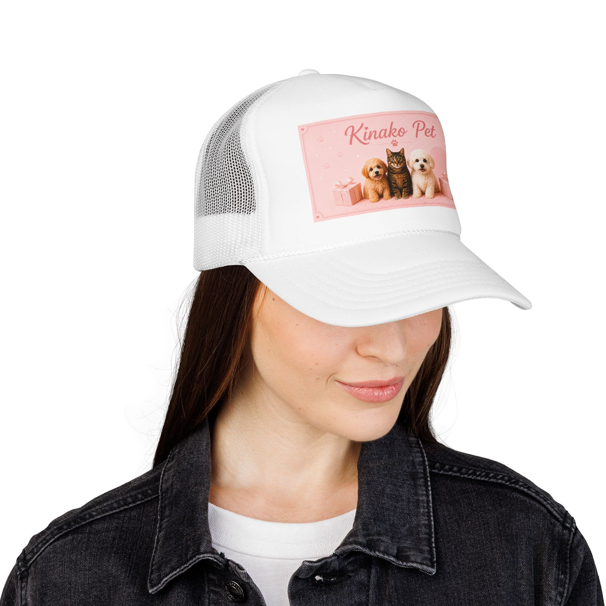 Gorra Trucker Personalizada con Foto de Mascota | Gorra con Foto Personalizada