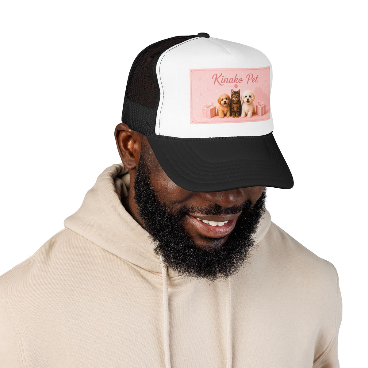 Gorra Trucker Personalizada con Foto de Mascota | Gorra con Foto Personalizada
