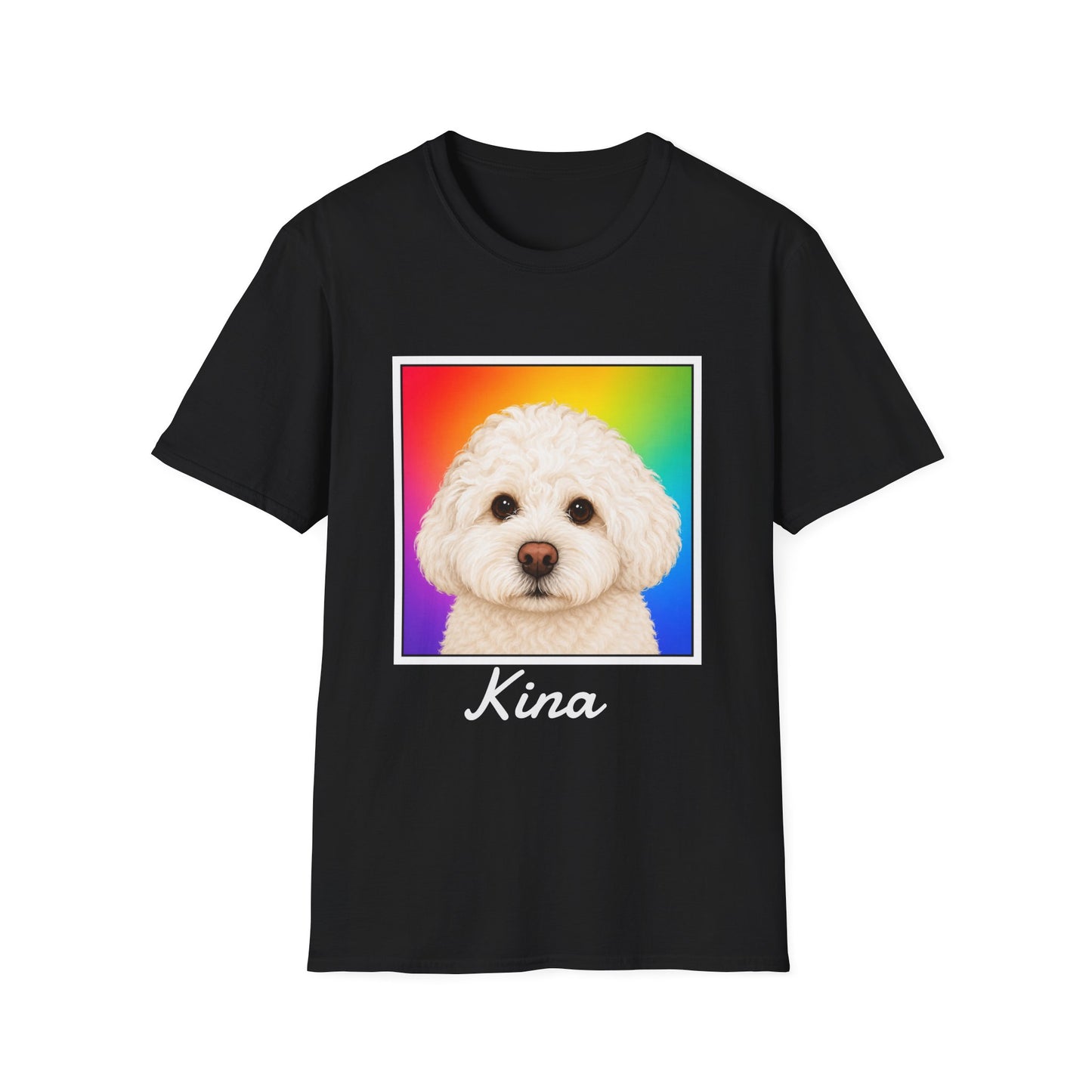 Custom Pet in Square Photo Upload T-Shirt