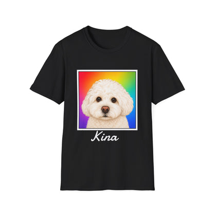 Custom Pet in Square Photo Upload T-Shirt