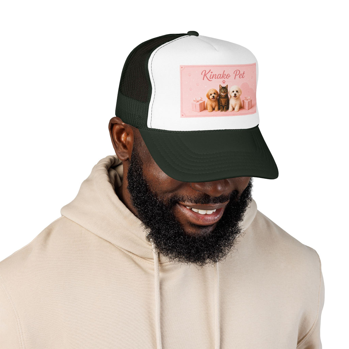 Gorra Trucker Personalizada con Foto de Mascota | Gorra con Foto Personalizada
