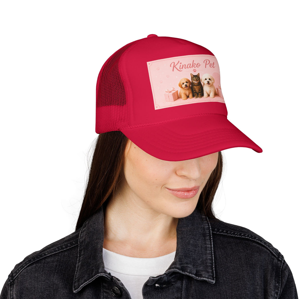 Gorra Trucker Personalizada con Foto de Mascota | Gorra con Foto Personalizada