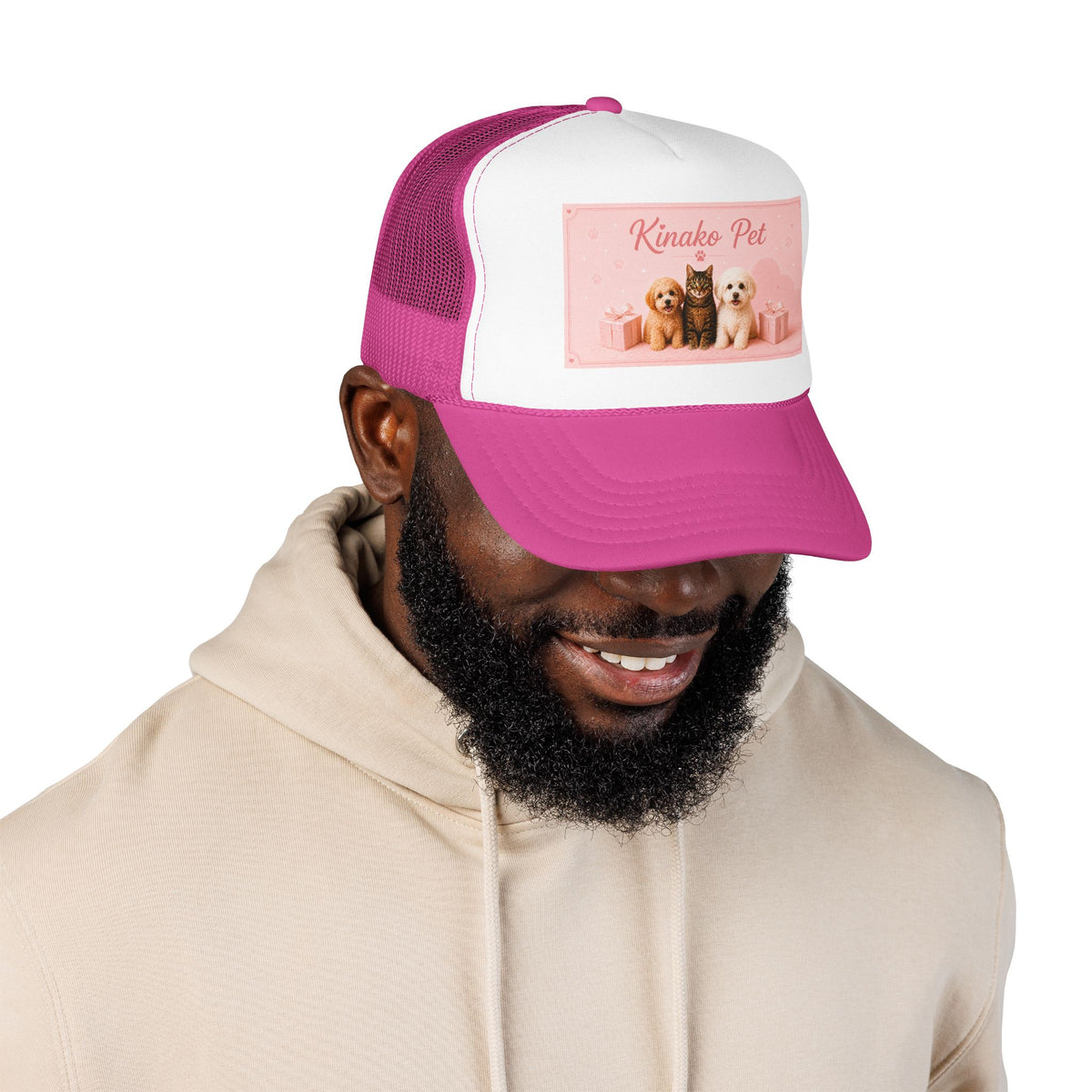 Gorra Trucker Personalizada con Foto de Mascota | Gorra con Foto Personalizada