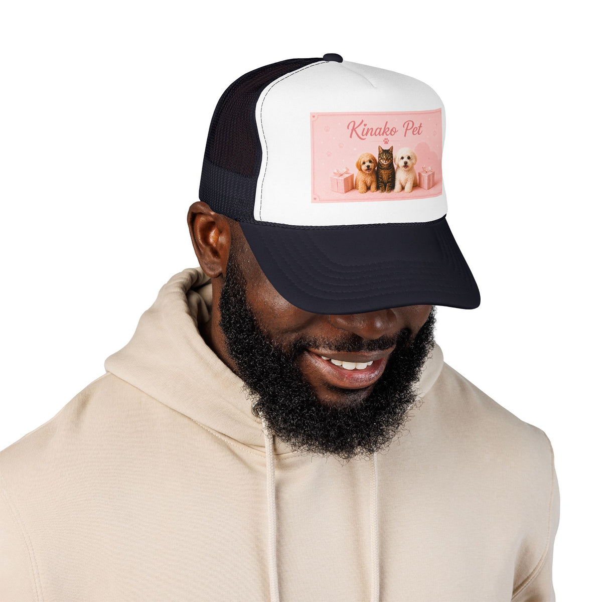 Gorra Trucker Personalizada con Foto de Mascota | Gorra con Foto Personalizada