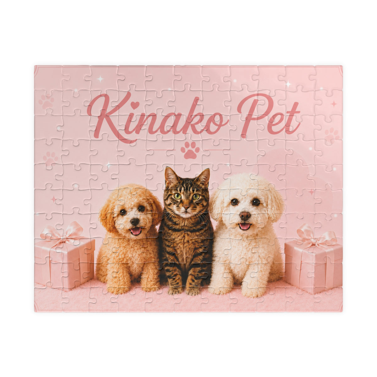 Personalized Pet Puzzle — Custom Name Photo Jigsaw (110/252/520/1014 pcs)