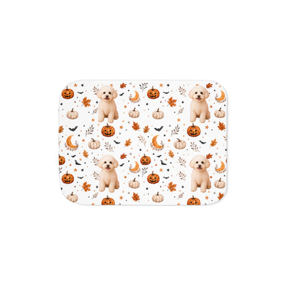 Custom Pet Halloween Sherpa Blanket | Personalized Photo Blanket