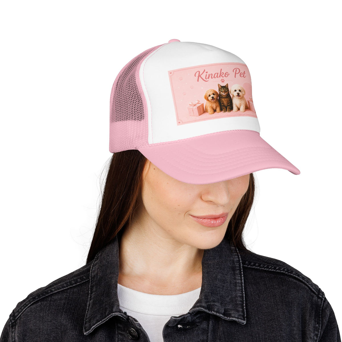 Gorra Trucker Personalizada con Foto de Mascota | Gorra con Foto Personalizada