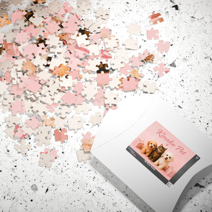 Personalized Pet Puzzle — Custom Name Photo Jigsaw (110/252/520/1014 pcs)