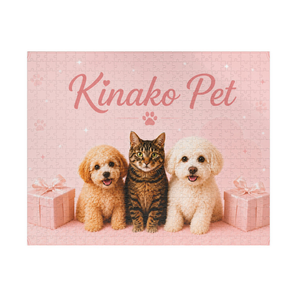 Personalized Pet Puzzle — Custom Name Photo Jigsaw (110/252/520/1014 pcs)