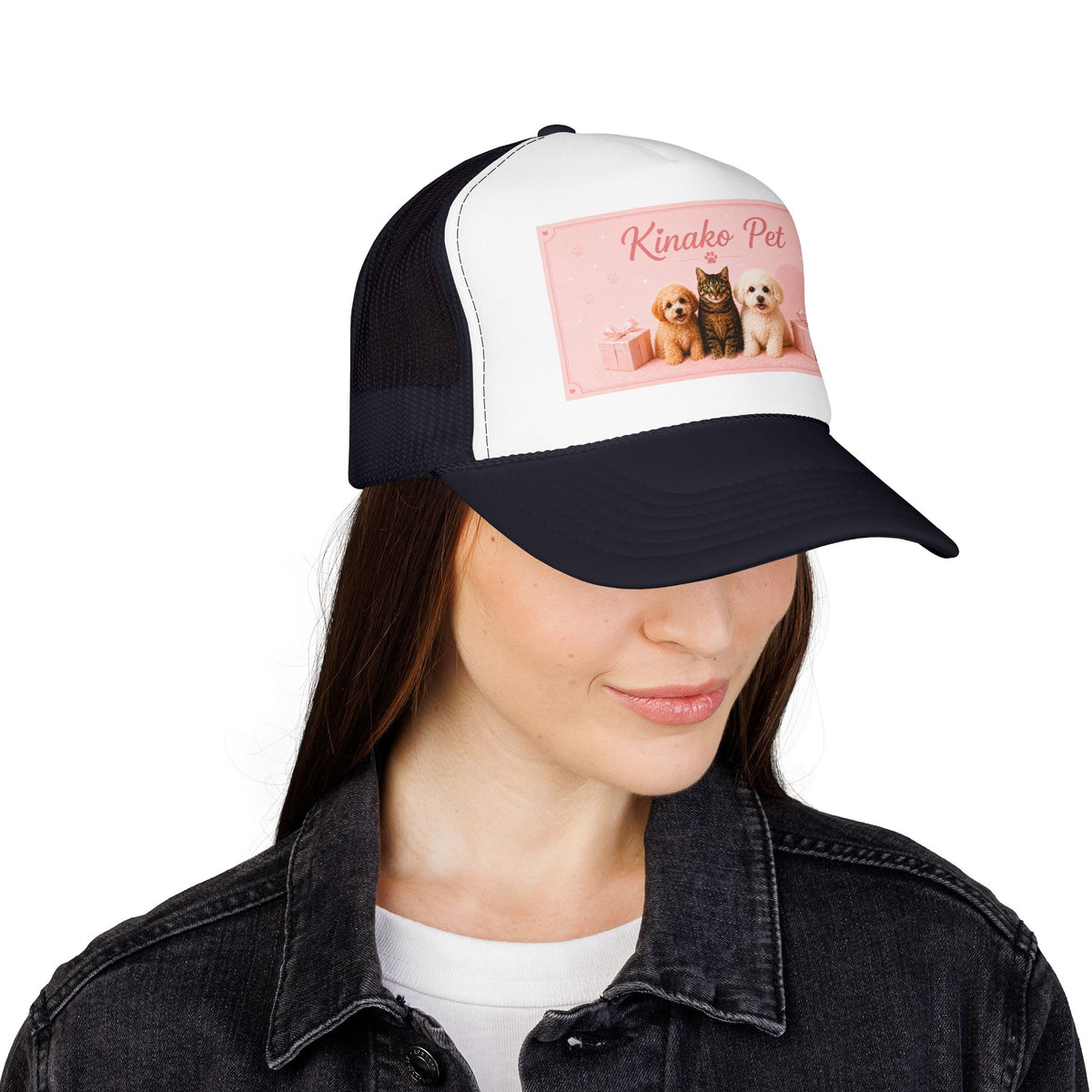Gorra Trucker Personalizada con Foto de Mascota | Gorra con Foto Personalizada
