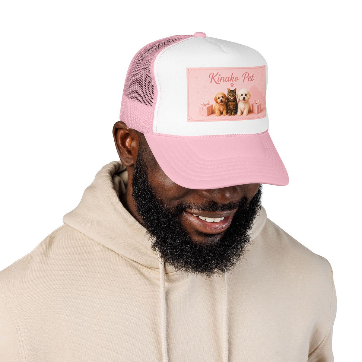 Gorra Trucker Personalizada con Foto de Mascota | Gorra con Foto Personalizada