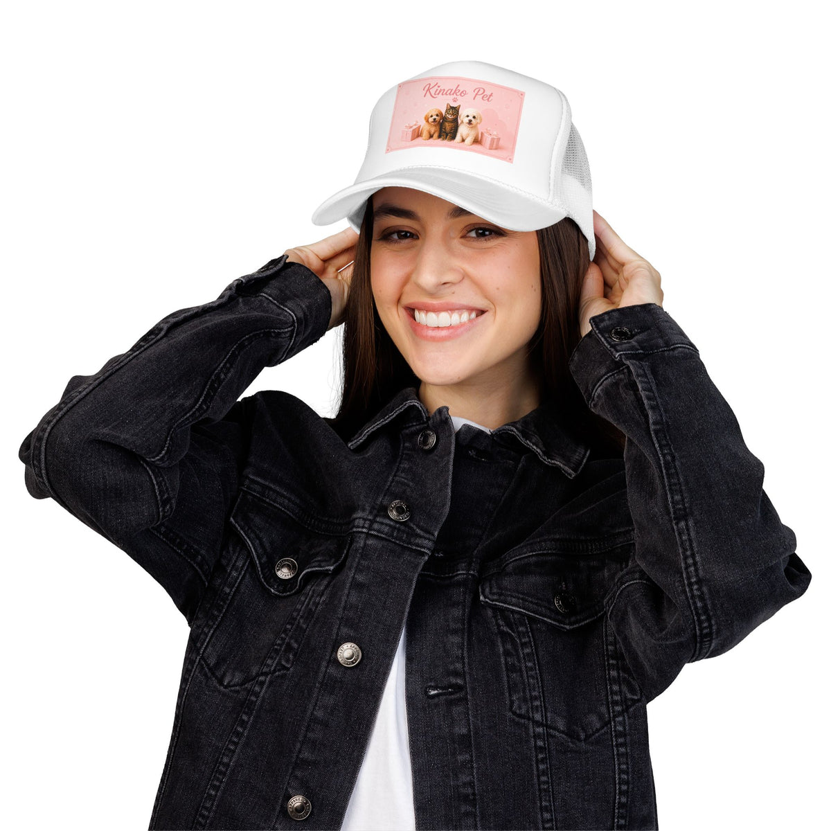 Gorra Trucker Personalizada con Foto de Mascota | Gorra con Foto Personalizada