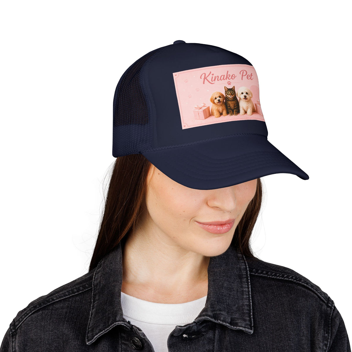 Gorra Trucker Personalizada con Foto de Mascota | Gorra con Foto Personalizada