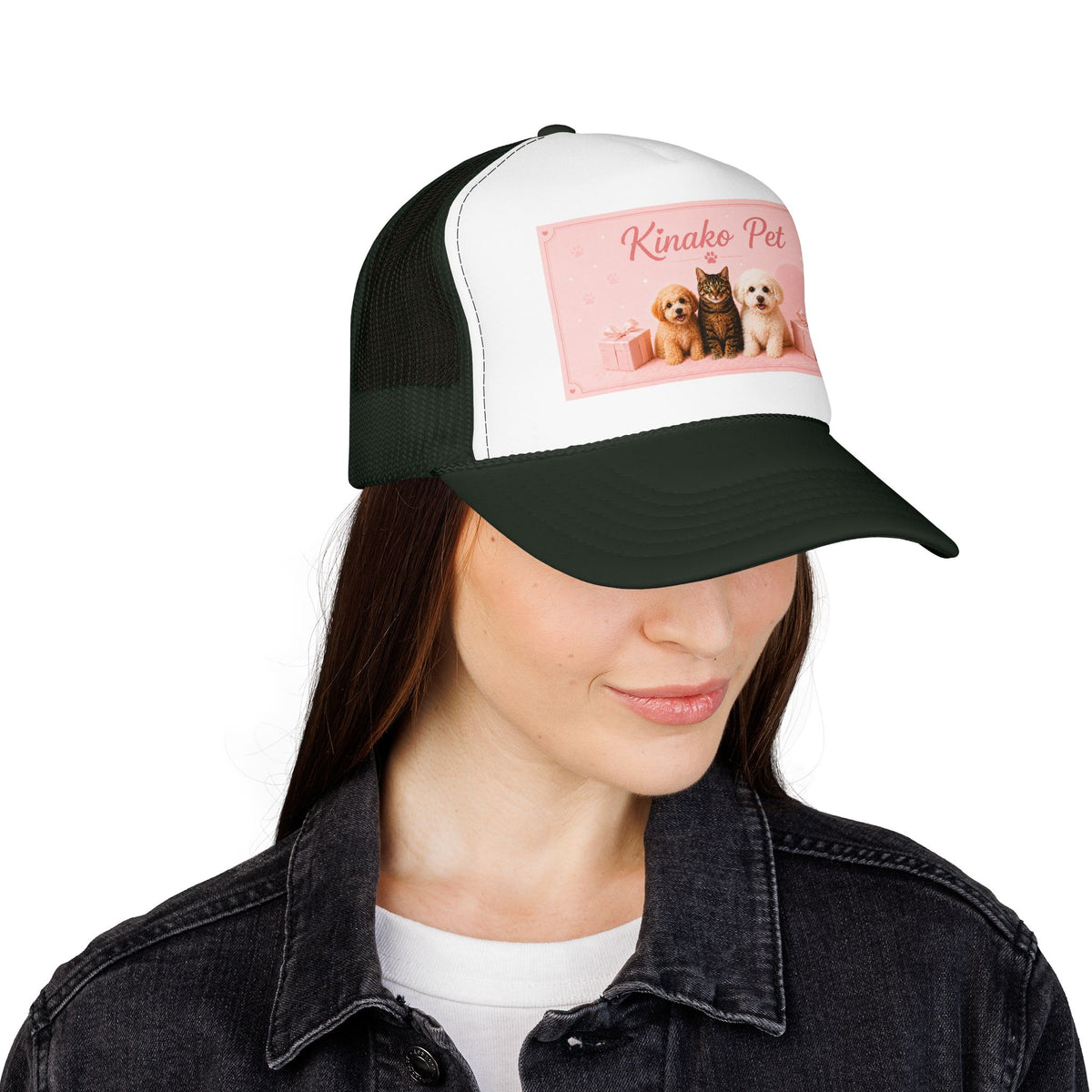 Gorra Trucker Personalizada con Foto de Mascota | Gorra con Foto Personalizada