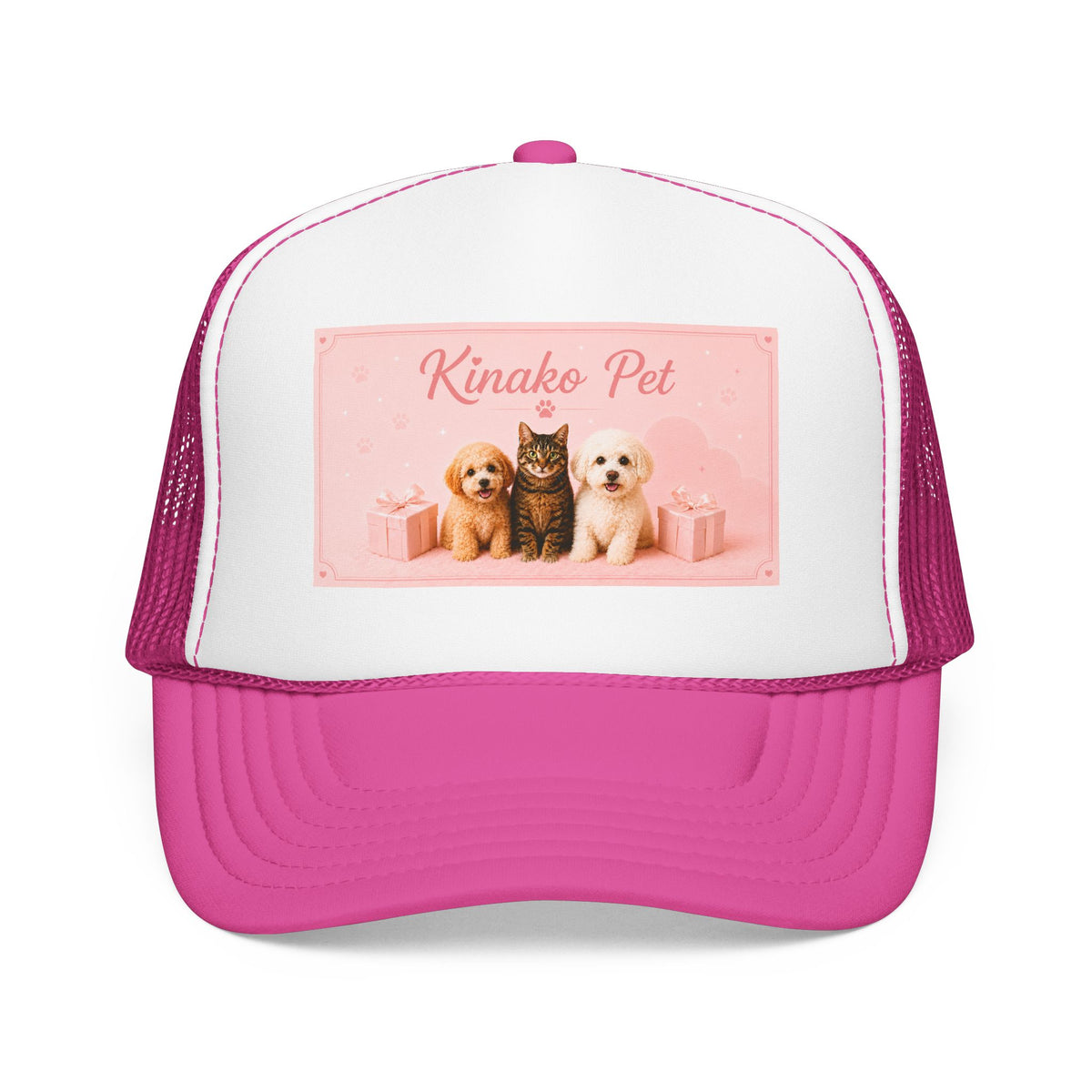 Gorra Trucker Personalizada con Foto de Mascota | Gorra con Foto Personalizada