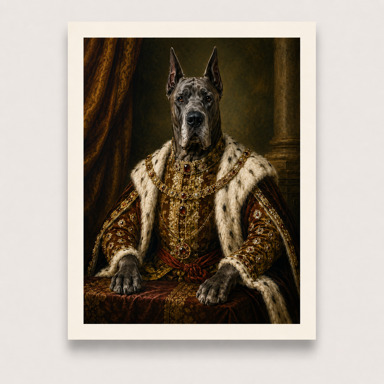 King - Custom Pet Portrait