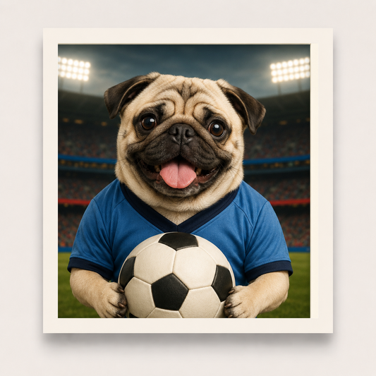 Soccer - Custom Pet Portrait