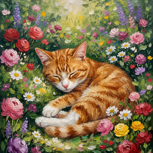 Garden Dreams Custom Pet Portrait