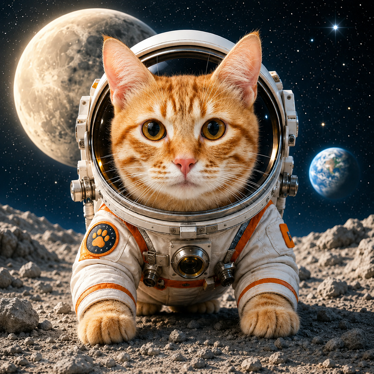 Astronaut - Custom Pet Portrait