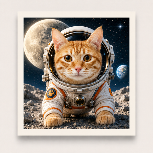 Astronaut - Custom Pet Portrait